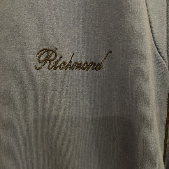 Richmond hoodie. Blue with black detail. Size Large but fits like medium - Picture 3 of 4